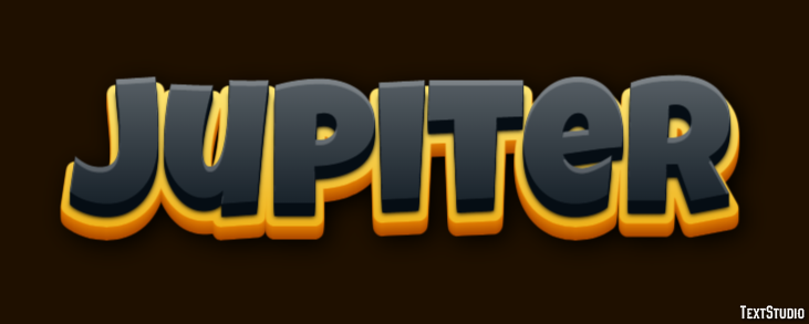 Jupiter Efekt tekstowy