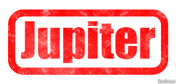 Jupiter Efekt tekstowy