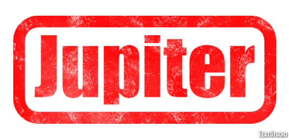Jupiter Efekt tekstowy
