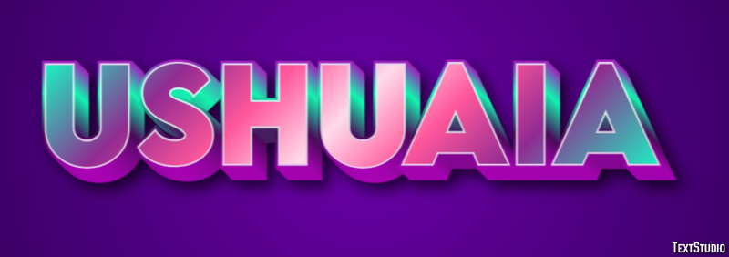 Ushuaia Efekt tekstowy