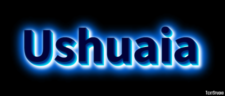 Ushuaia Texteffekt