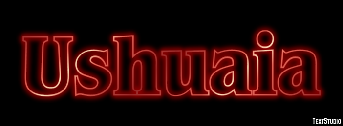 Ushuaia Efekt tekstowy