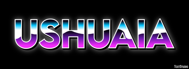 Ushuaia Efekt tekstowy