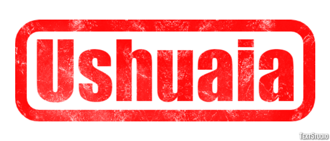 Ushuaia Efekt tekstowy