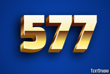 577 Text Effect