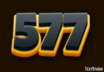577 Text Effect