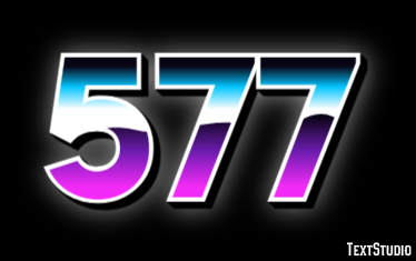 577 Efekt tekstowy