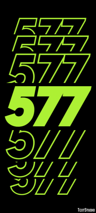 577 Efekt tekstowy