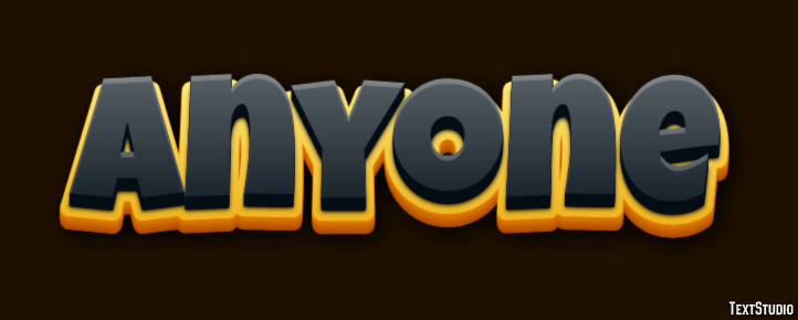 Anyone Text Effect