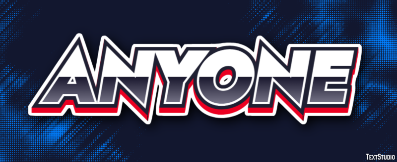Anyone Text Effect