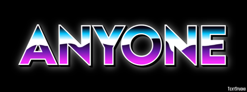 Anyone Text Effect