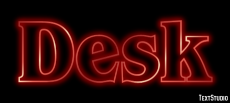 Desk Text Effect