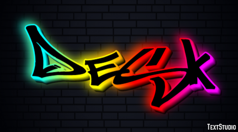Desk Text effect
