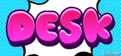 Desk Text Effect
