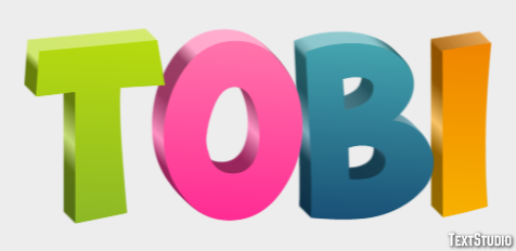 Tobi Text Effect