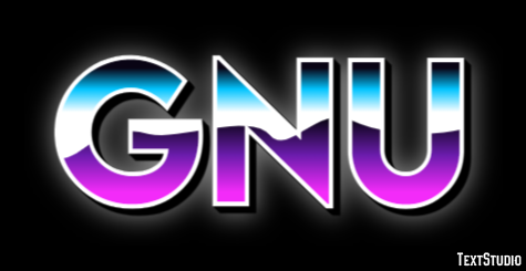 Gnu Text Effect