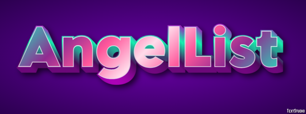 AngelList Texteffekt