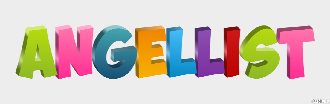 AngelList Efekt tekstowy