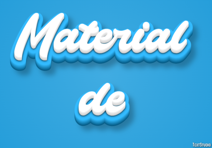 Material de Text effect