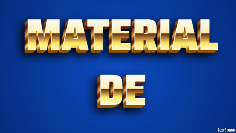 Material de Text Effect