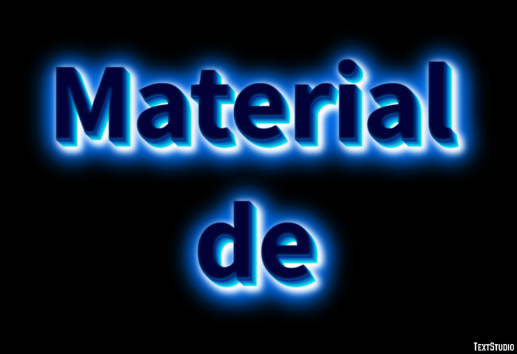 Material de Text effect