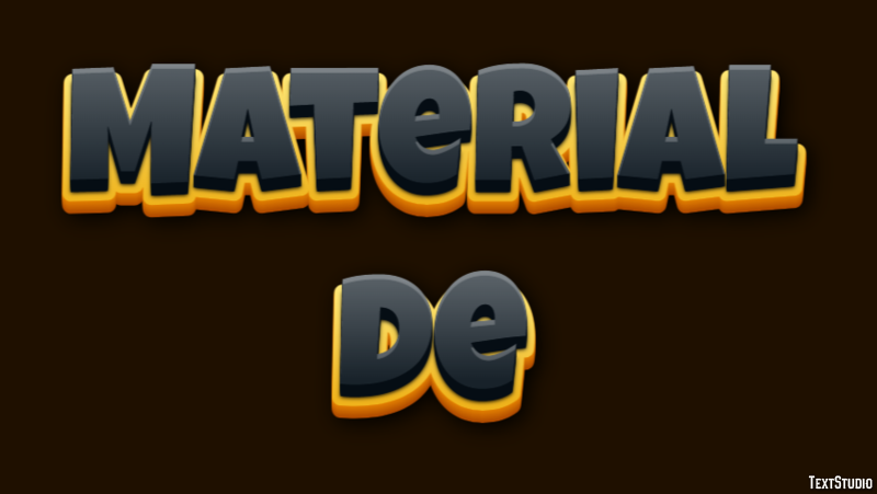 Material de Text effect