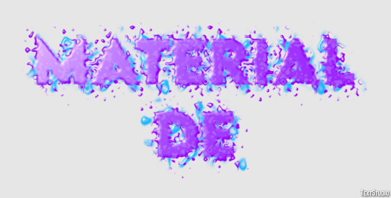Material de Text effect