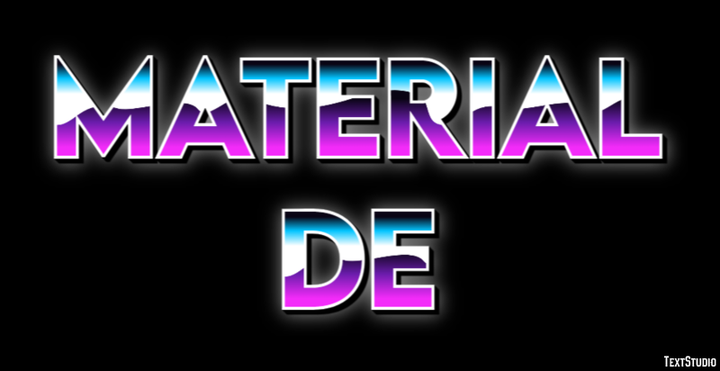 Material de Text effect