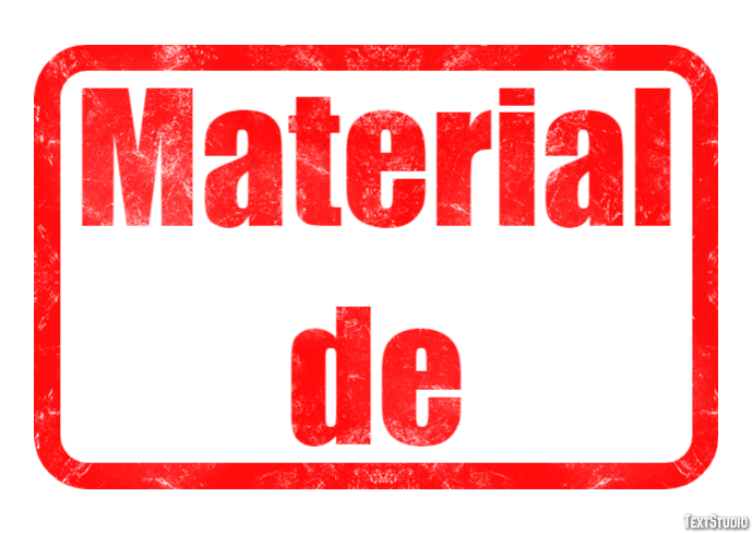 Material de Text effect