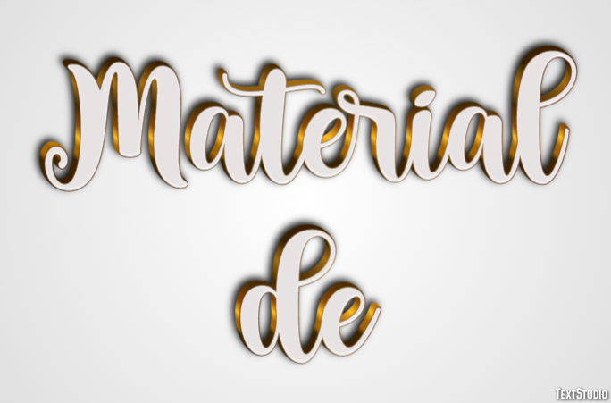 Material de Text effect