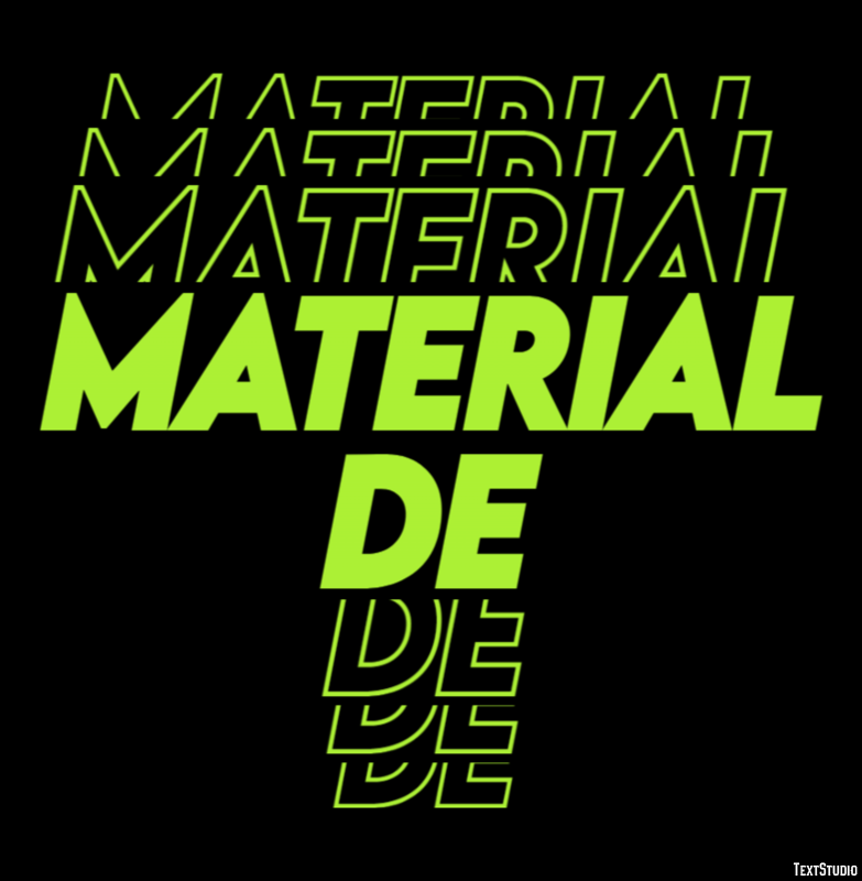 Material de Text Effect