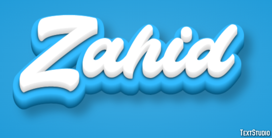 Zahid Text Effect