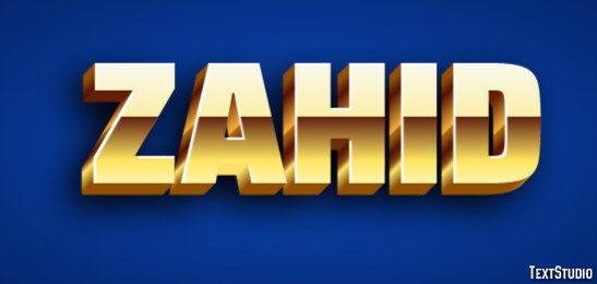 Zahid Text Effect