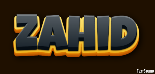 Zahid Text Effect
