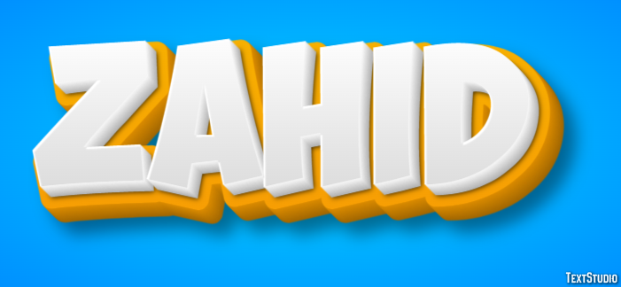 Zahid Text Effect