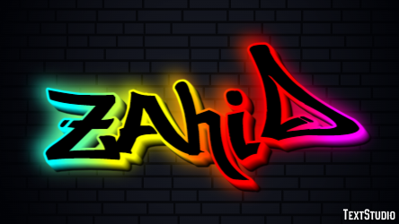 Zahid Text Effect