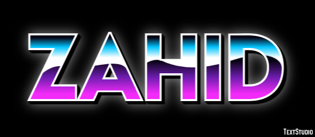 Zahid Text Effect