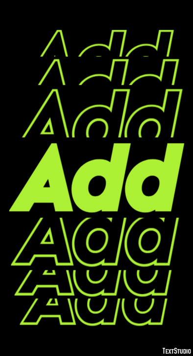 Add Text Effect