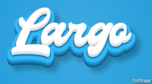 Largo Efekt tekstowy