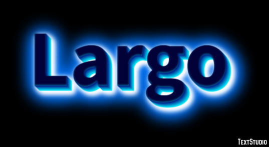 Largo Efekt tekstowy