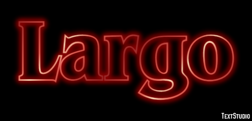Largo Efekt tekstowy
