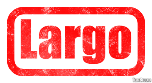 Largo Efekt tekstowy