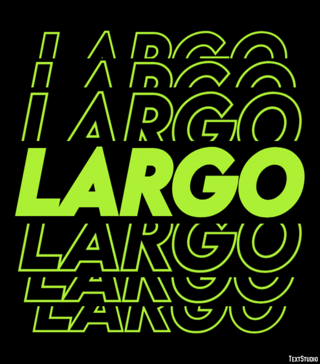Largo Efekt tekstowy