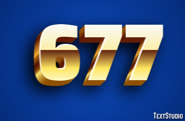 677 Text Effect