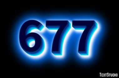 677 Text Effect