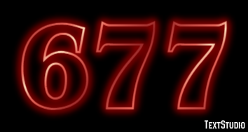 677 Text Effect
