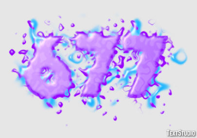 677 Texteffekt