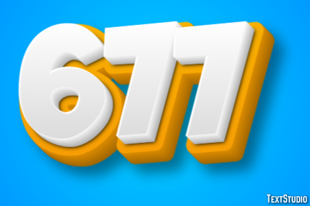 677 Text Effect