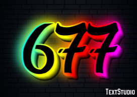 677 Text Effect