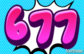 677 Text Effect